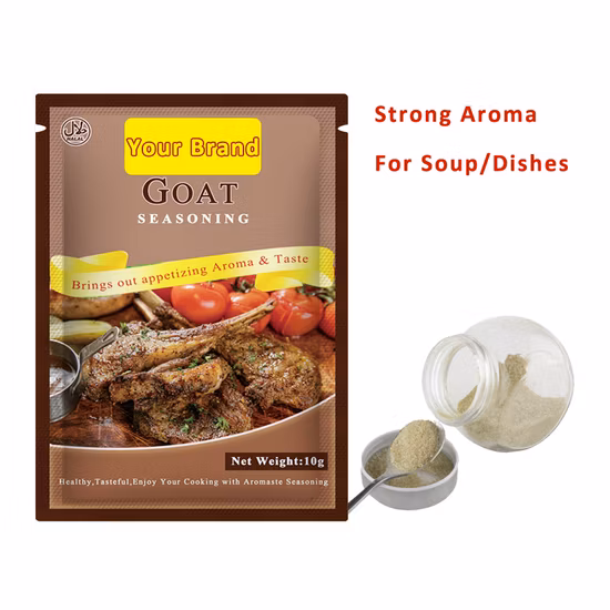 Халяльная 10 г приправа-порошок со вкусом имбиря и чеснока для приготовления пищи
