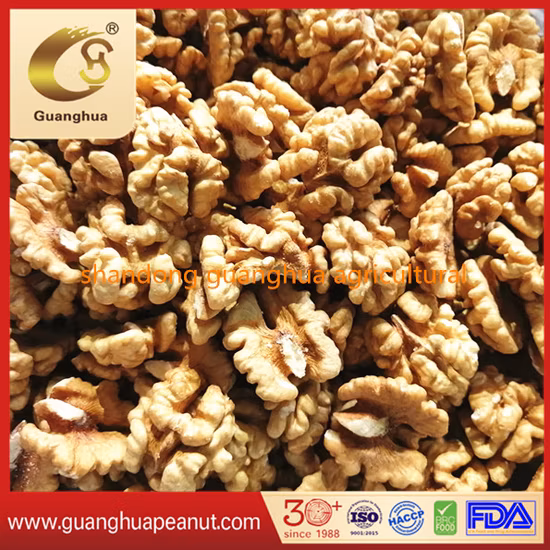 Светлые половинки нового урожая Ядра грецких орехов Lh La Elh без скорлупы